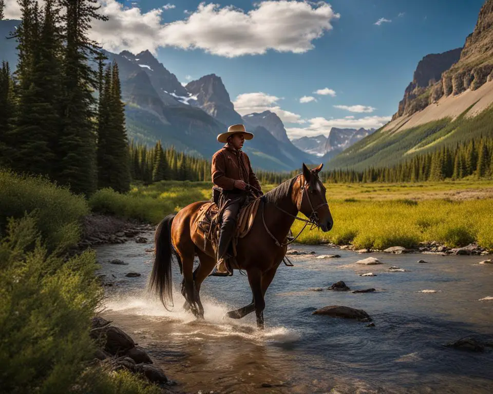 Glacier National Park horseback riding