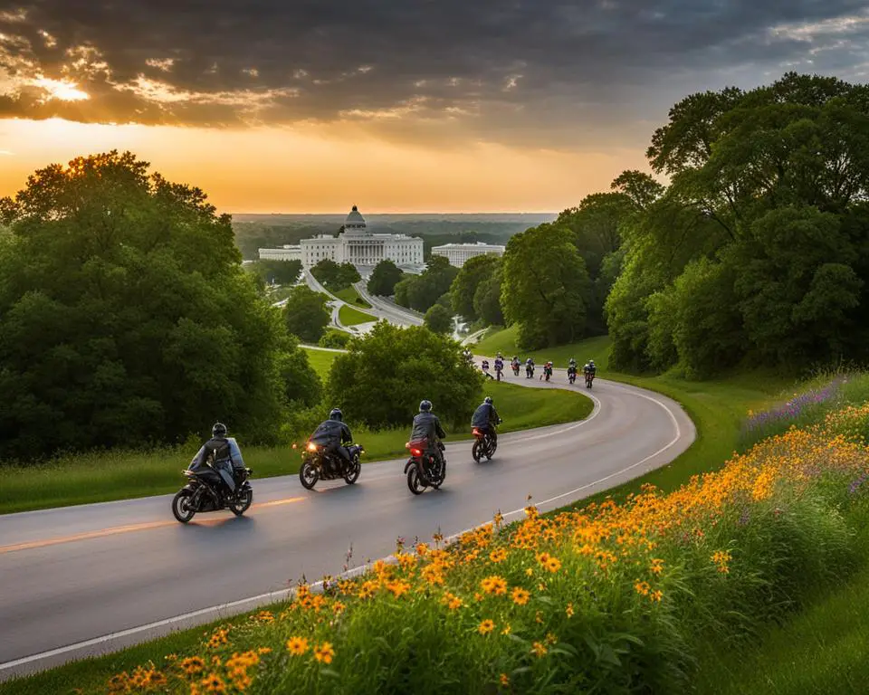 Iowa Capitol Motorcycle Route