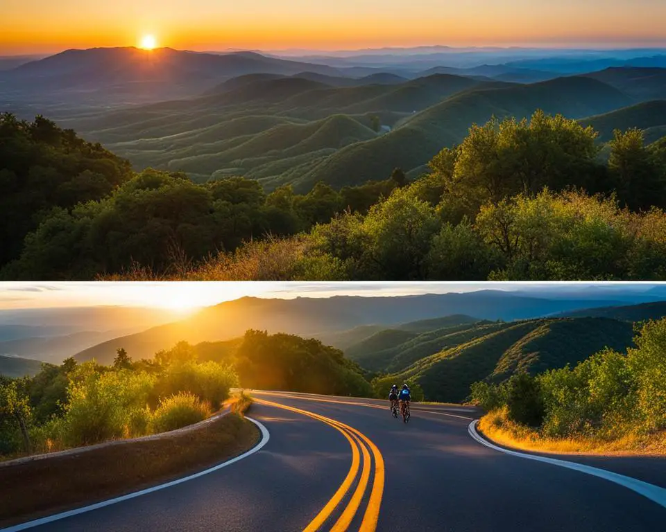 Lookout Mountain Road biking scenic views
