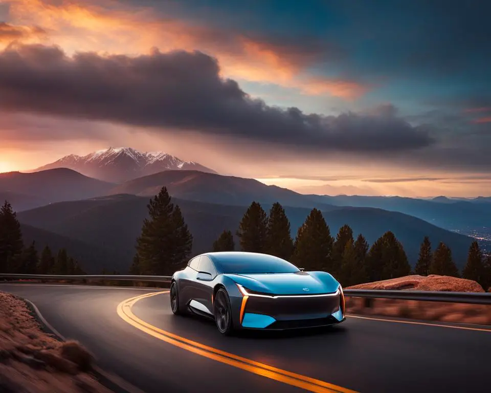electric cars at Pikes Peak