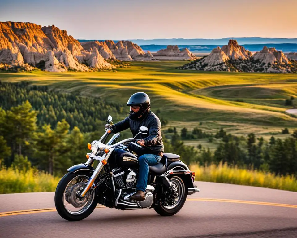 motorcycle routes in South Dakota