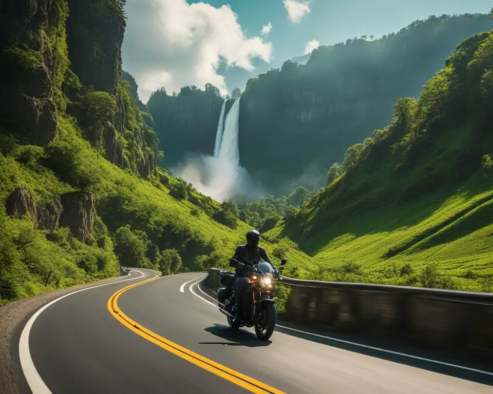 scenic motorcycle ride near Chattanooga