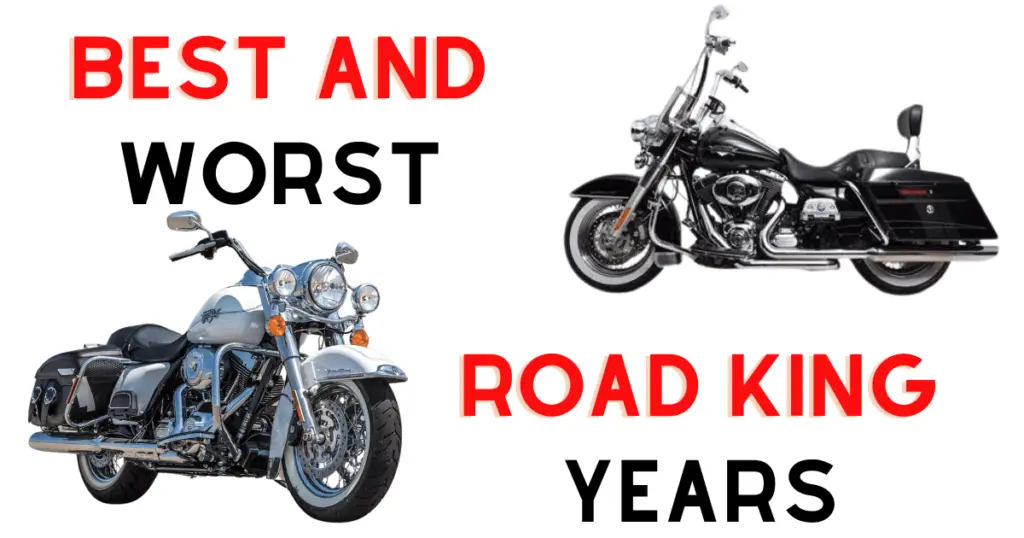 Custom infographic highlighting both the best and worst, according to the community, road king years to date