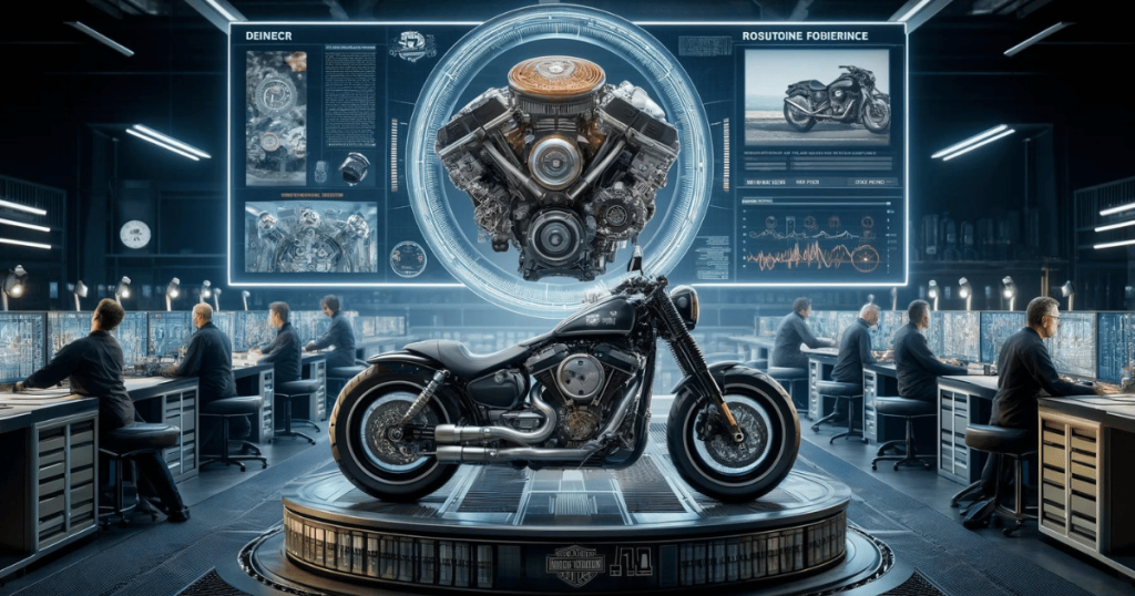 Digitally crafted image intended to pose the question of: "is the harley 114 a good engine?"