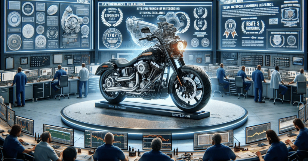 Digitally generated image posing the question: "Is the Harley 107 a good engine?"