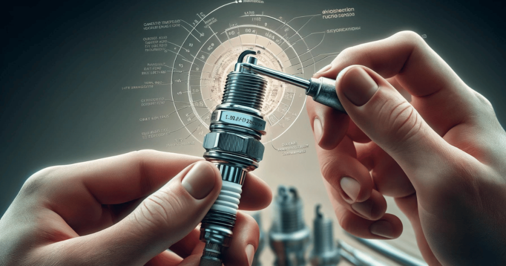 how to measure the gap of a spark plug