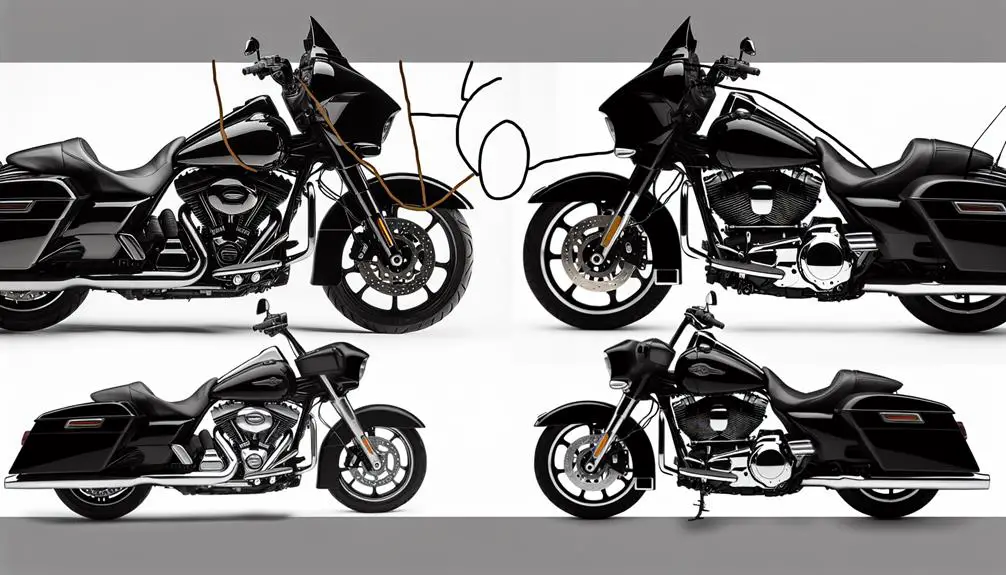 Your Total Electra Glide Vs Street Glide Comparison of 2024