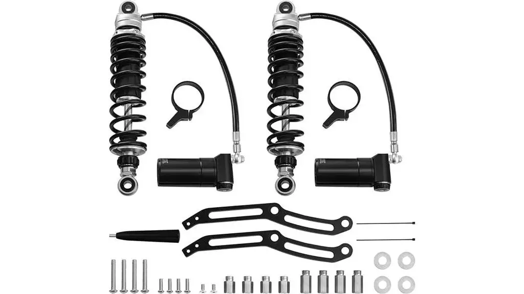 adjustable rear suspension shocks