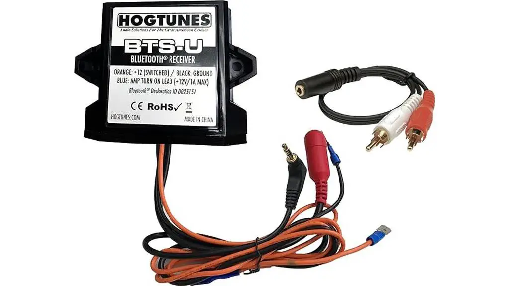 bluetooth receiver for motorcycles