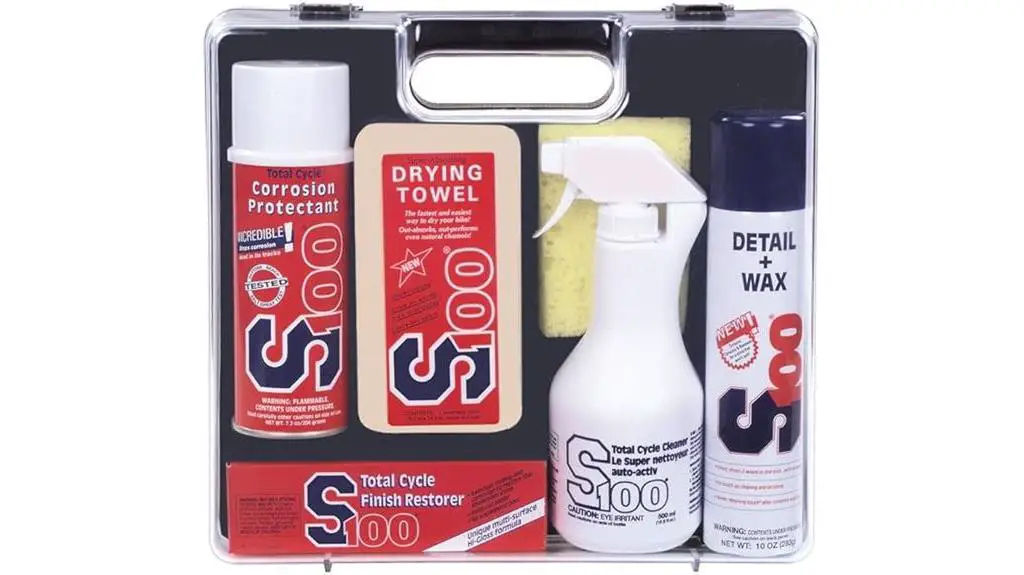 comprehensive motorcycle detailing kit