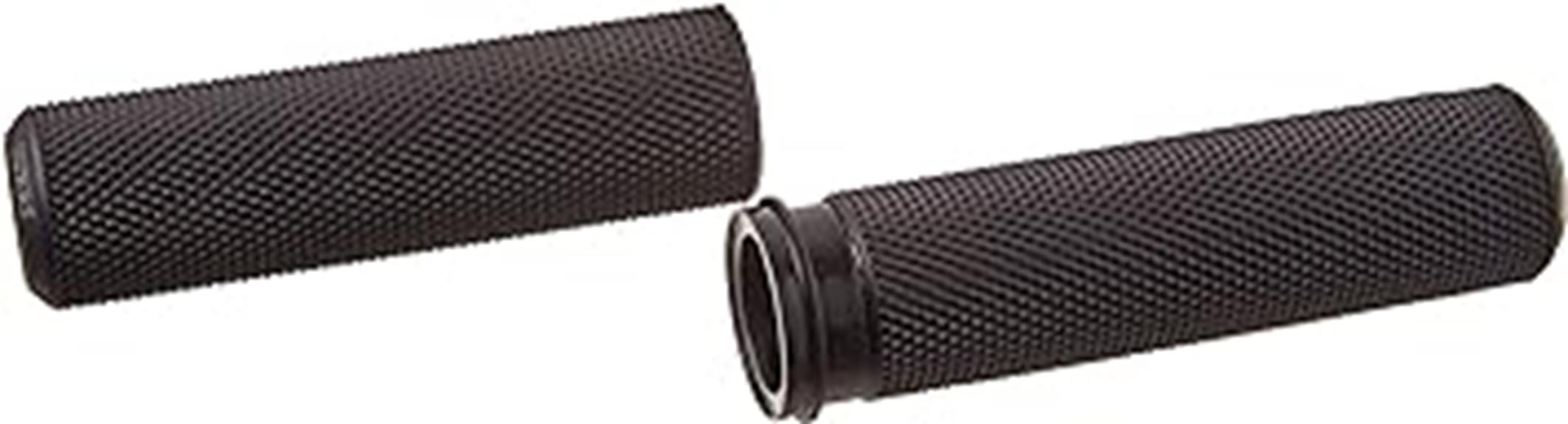 custom black motorcycle grips