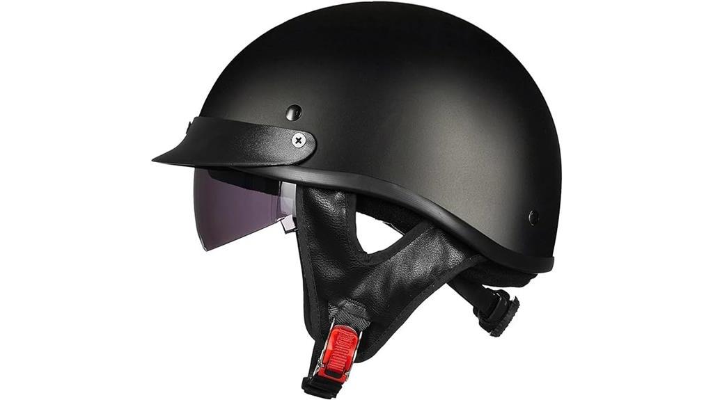 dot approved half helmet