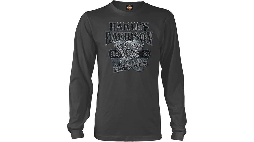 military themed harley davidson men s tee