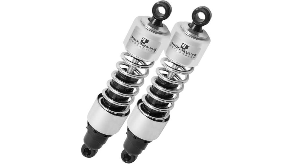 quality chrome rear shock