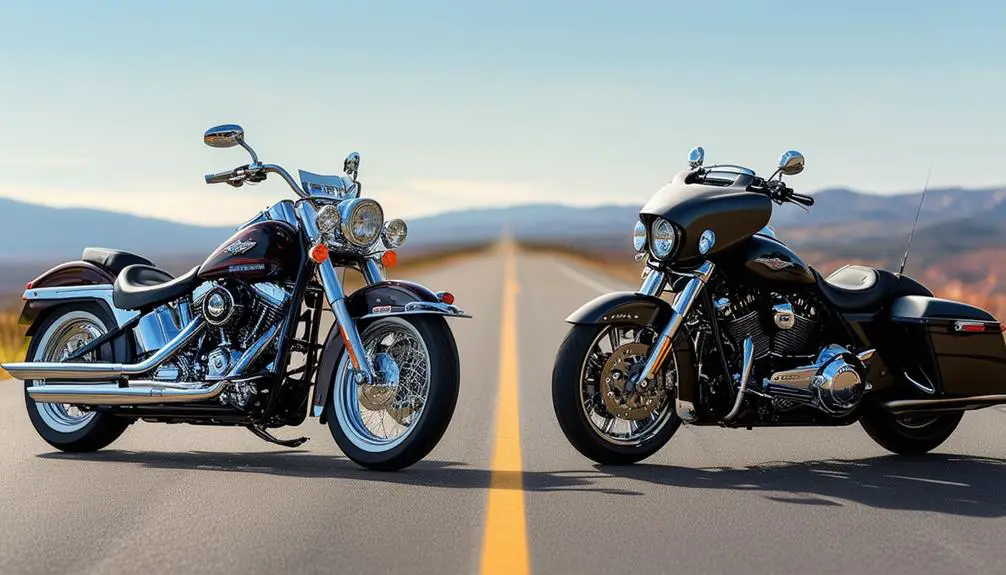 5 Best Comparisons of Softail and Touring Bikes