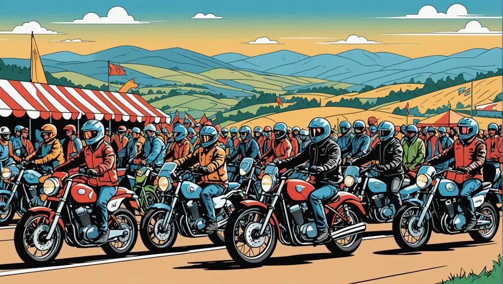 successful motorcycle rally tips