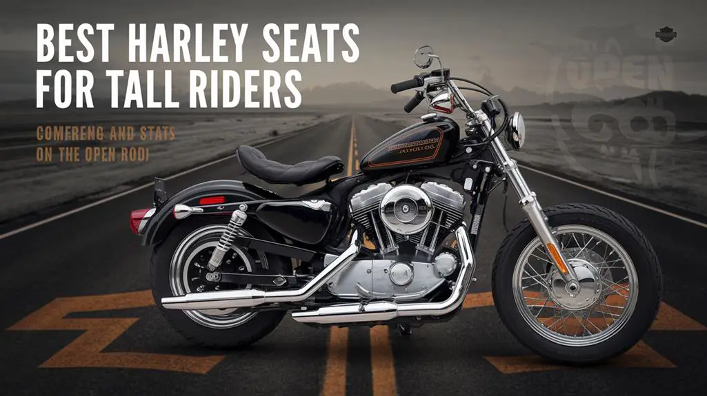 comfortable harley seats for tall