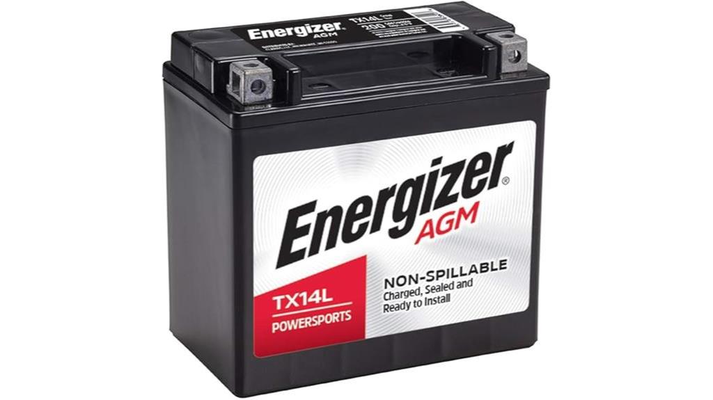 energizer agm motorcycle battery