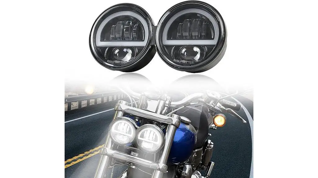 harley dyna fat bob headlight