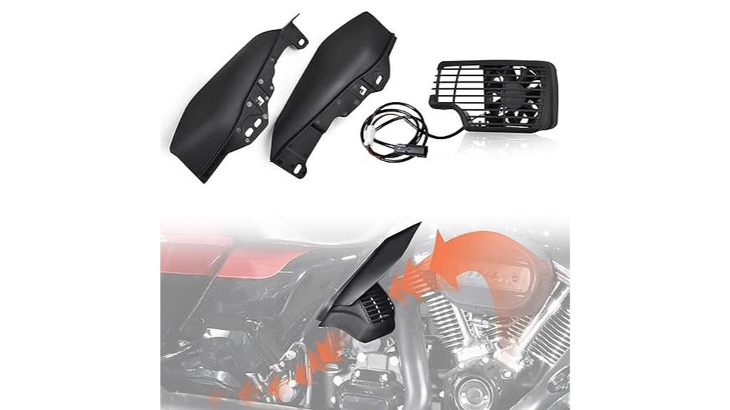 harley road glide cooler