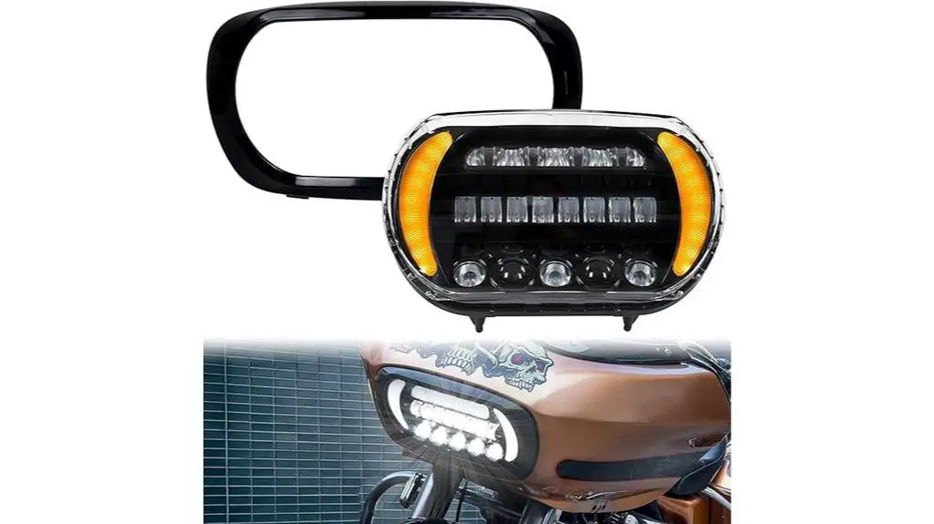 harley road glide dual headlights