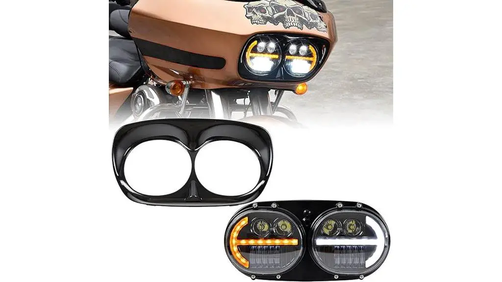 harley road glide led headlight