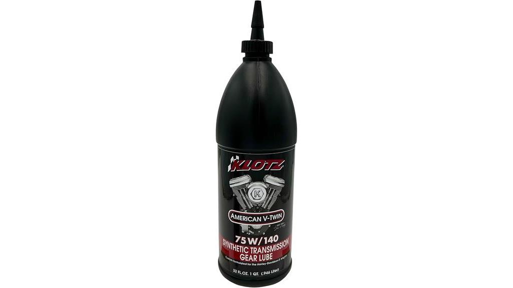 klotz v twin gear oil