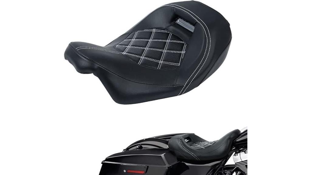 low profile harley driver seat