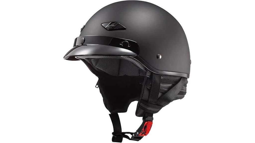 ls2 bagger half helmet