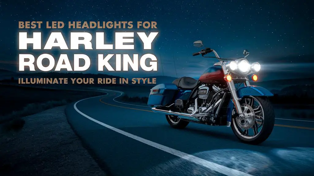 stylish led headlights for harley