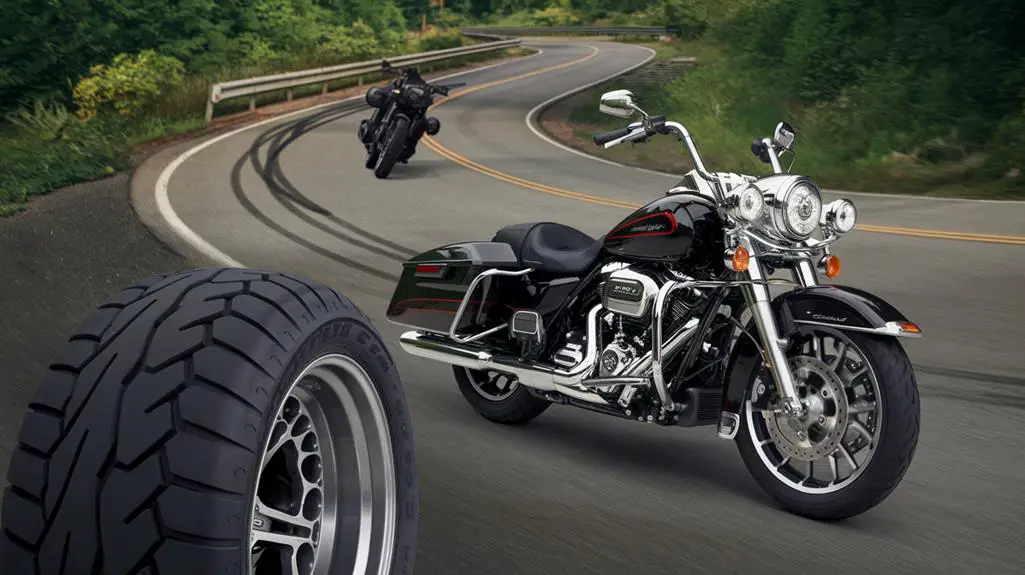 top harley road king tires