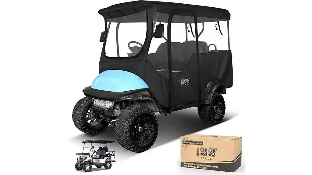 golf cart driving enclosures