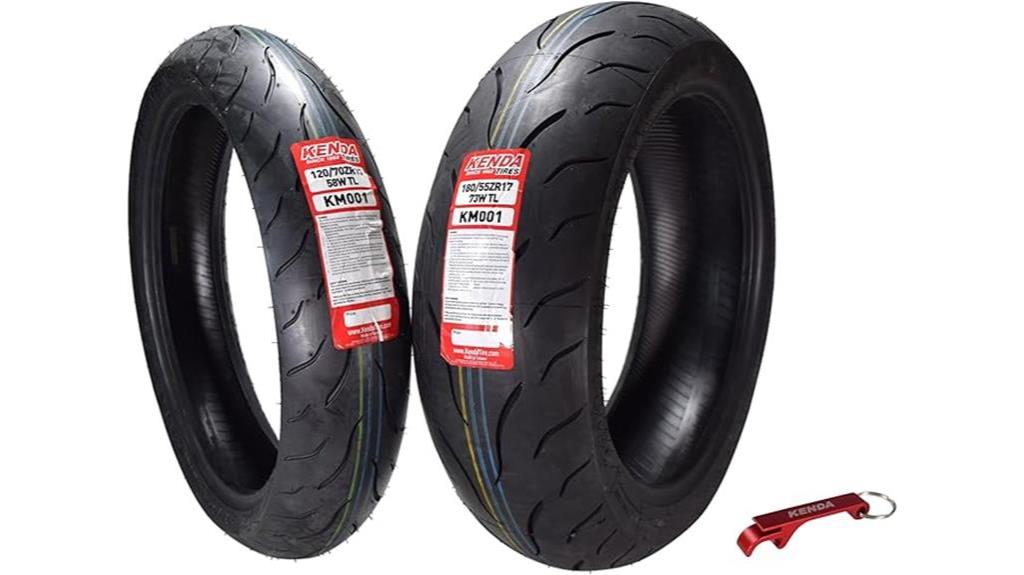 kenda km1 motorcycle tire set