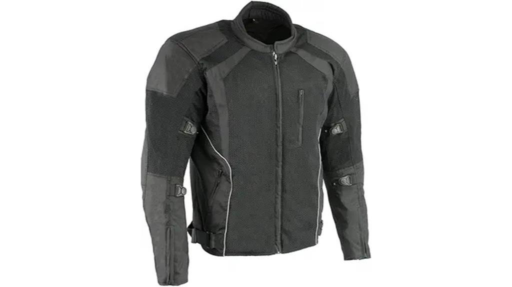 men s armored motorcycle jacket