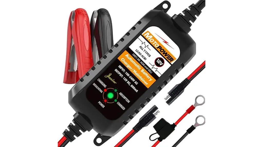 motopower 12v battery charger