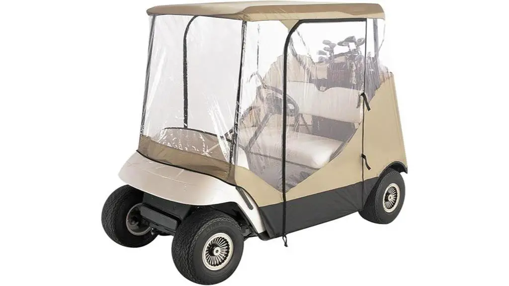 two person golf cart enclosure