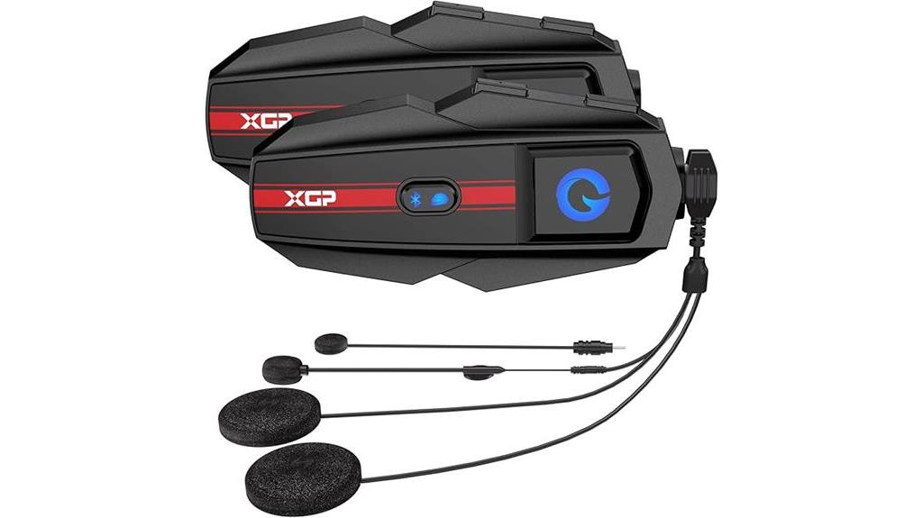 bluetooth motorcycle headset duo