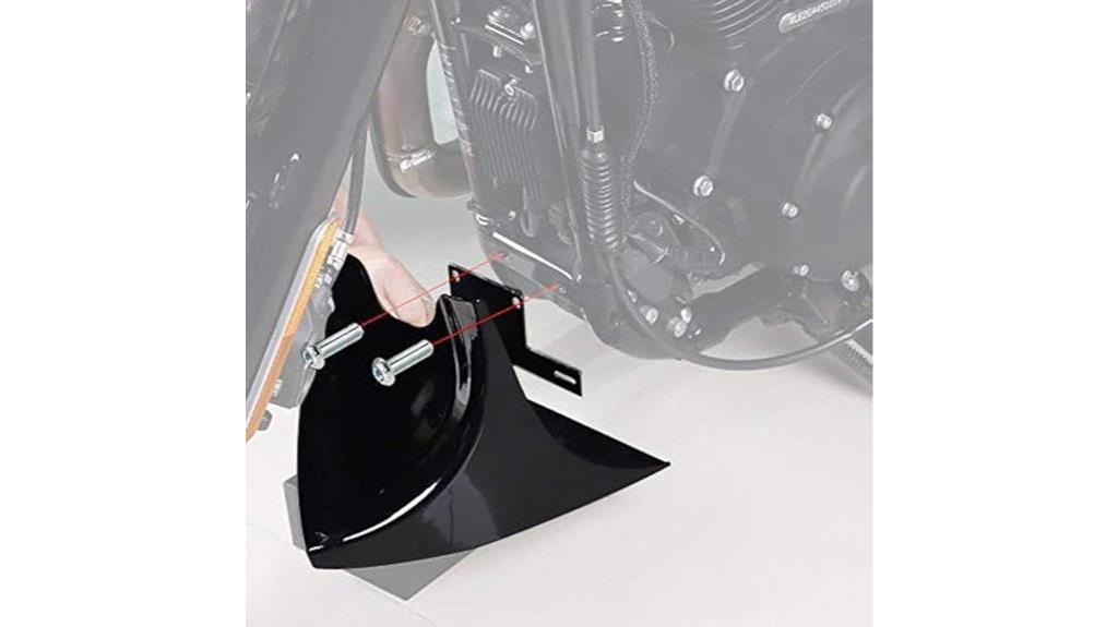 harley dyna front spoiler