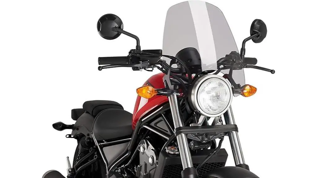 honda rebel 500 windscreen