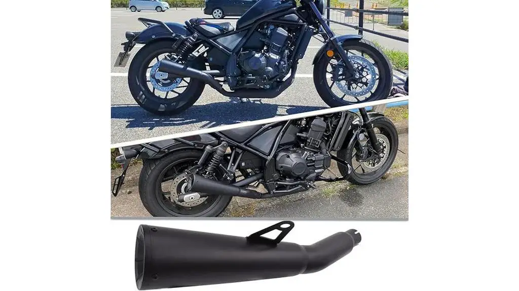 honda rebel exhaust muffler system