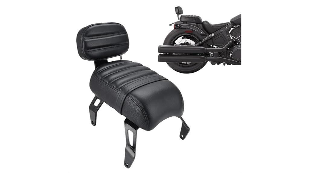 indian scout bobber backrest