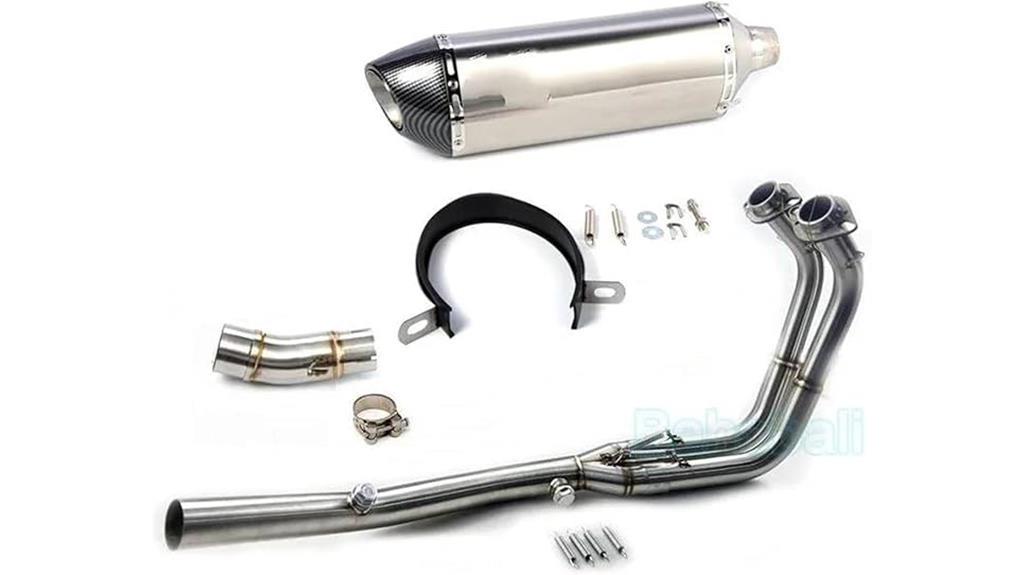 kawasaki z400 exhaust upgrade