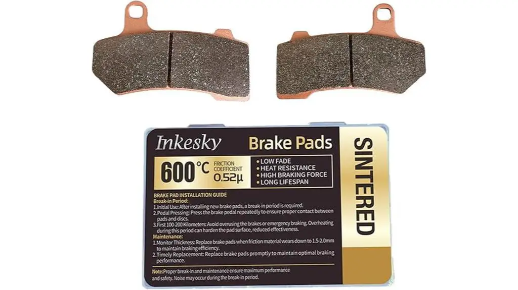 sintered brake pads harley