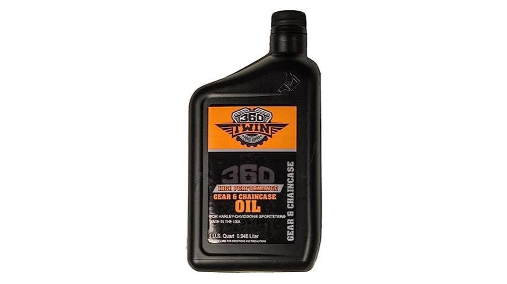 sportster gear and chaincase oil